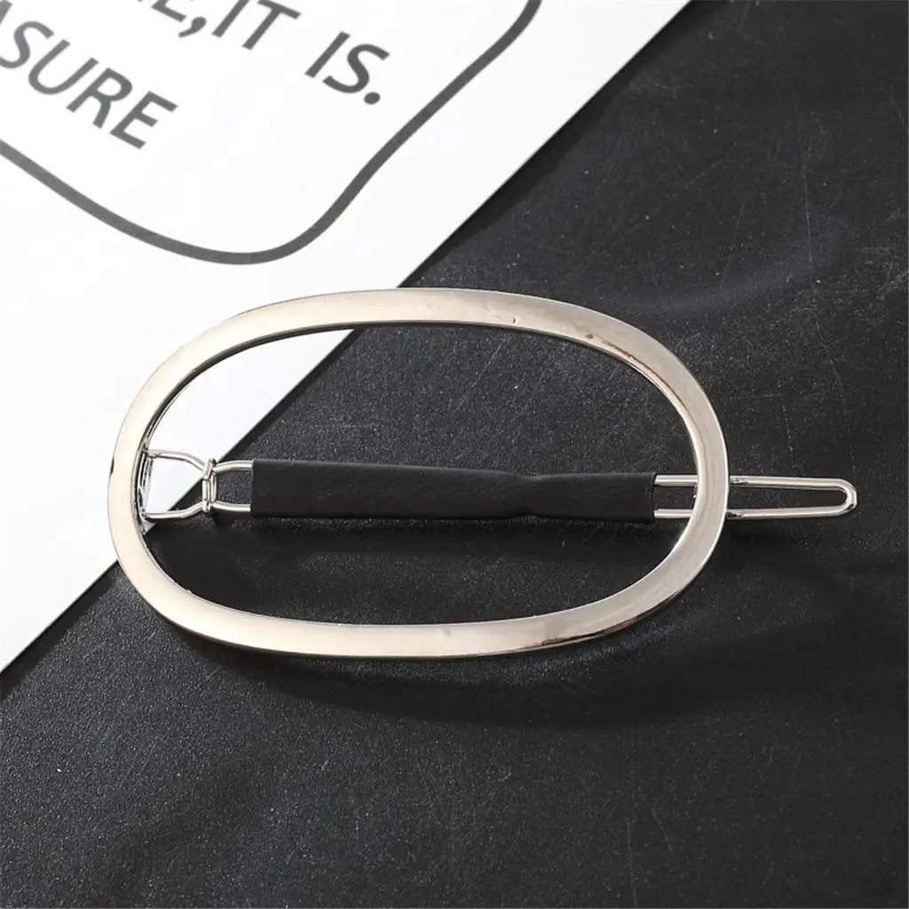 

Женская минималистичная полая заколка для волос с геометрическим рисунком, гладкая заколка для волос, зажим для волос