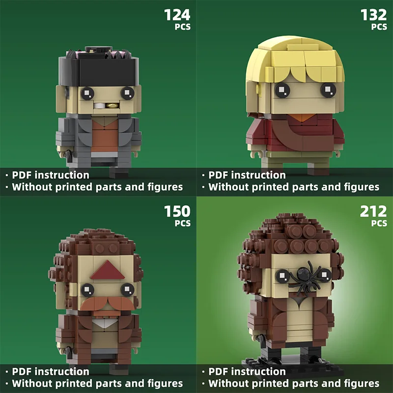 

Подходит для коллекции любителей классической киноцены, набор строительных блоков в форме человека.