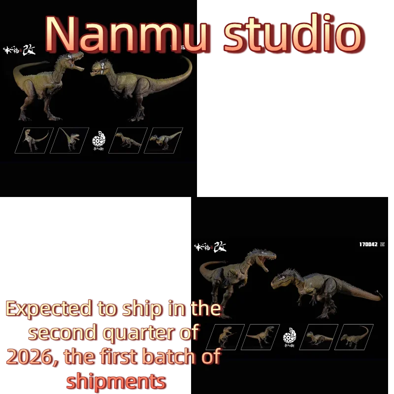 

Nanmu Studio Allosaurus Blade & Crooked-mouthed Guy Jurassic Dinosaurs Action Figures Toy Gift Collection 【Pre Sale in July】