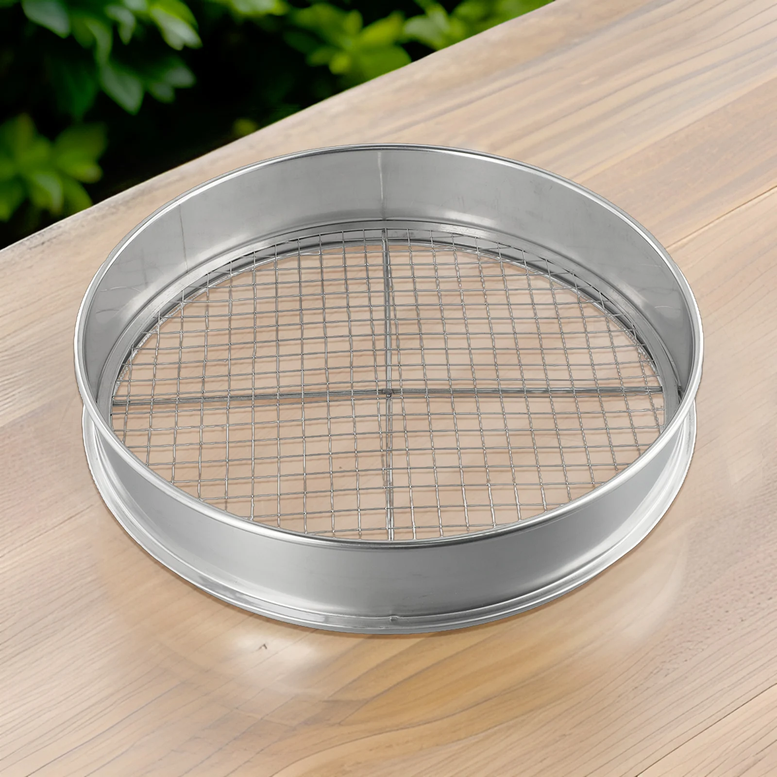 

Soil Sieve High quality Stainless Steel Garden Potting Bonsai Compost Soil Sieve System with 5 Removable Mesh Filters