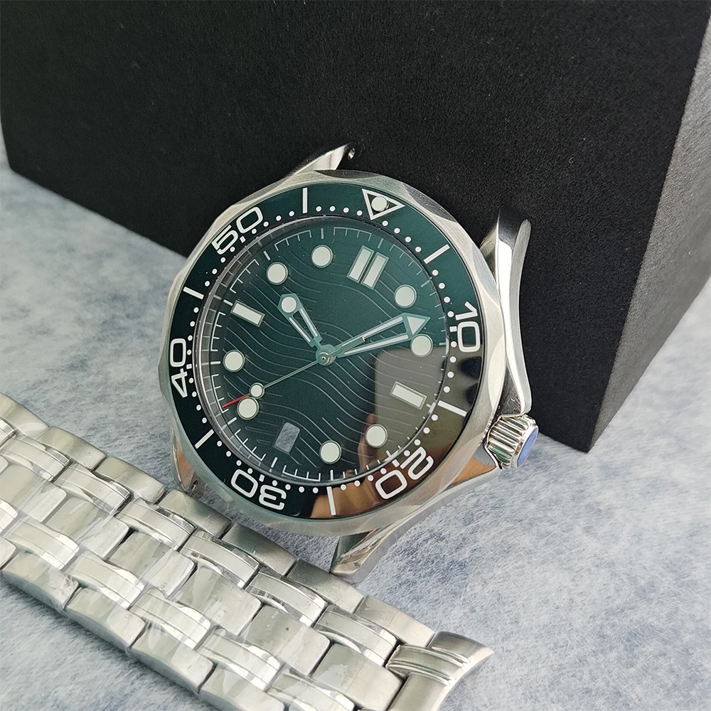 Watch Case NH35 Case Watch 42mm Case ocean Diving watch Sapphire Glass Watch Accessories Parts Suitable For NH35 NH36 Movement