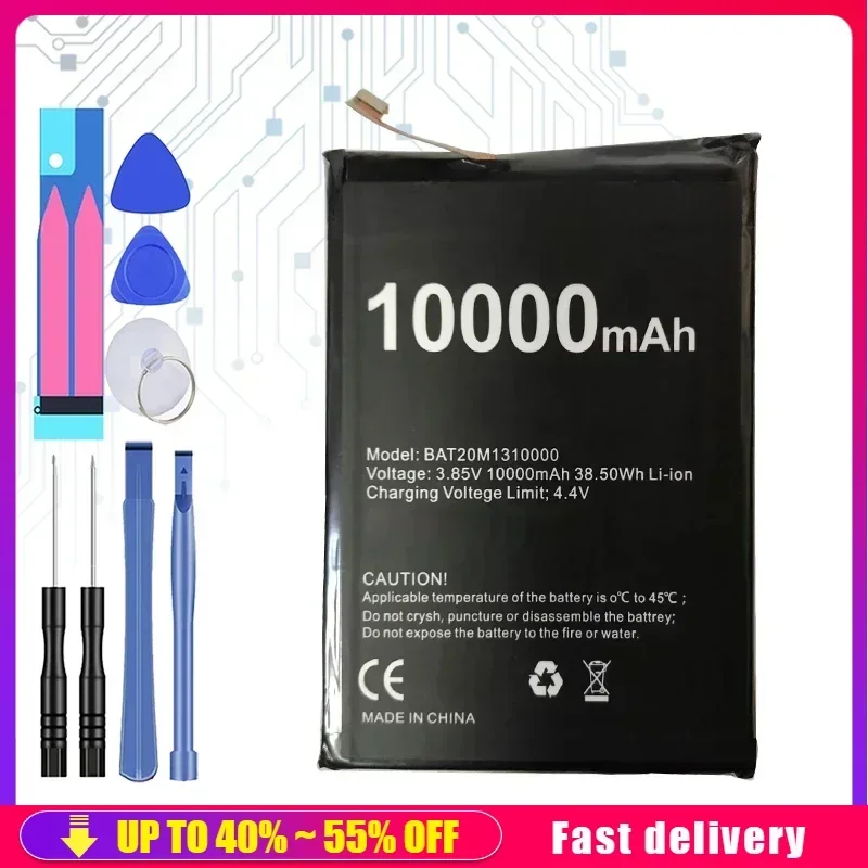 BAT20M1310000 10000mAh Bateria Mobile Phone Replacement Backup Battery For DOOGEE S88 Pro Fast Shipping