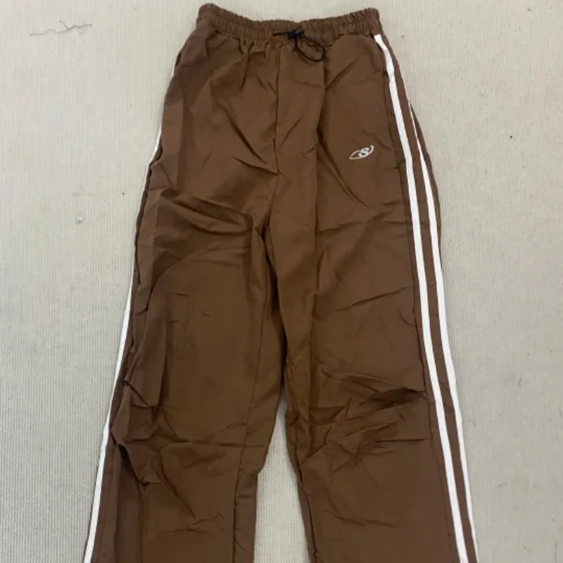 European and American summer casual pants 2025 fashionable versatile straight leg pants retro personality street casual pants