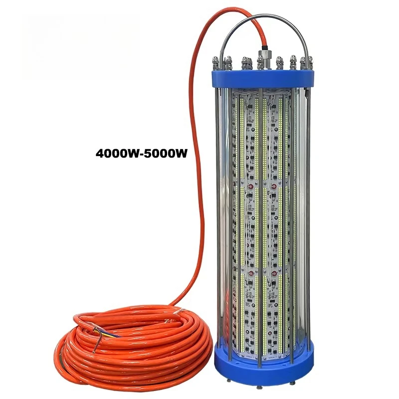 Fishing-Boat IP68 High Power Fishing Net Night 100m Underwater Fishing Light 4000w