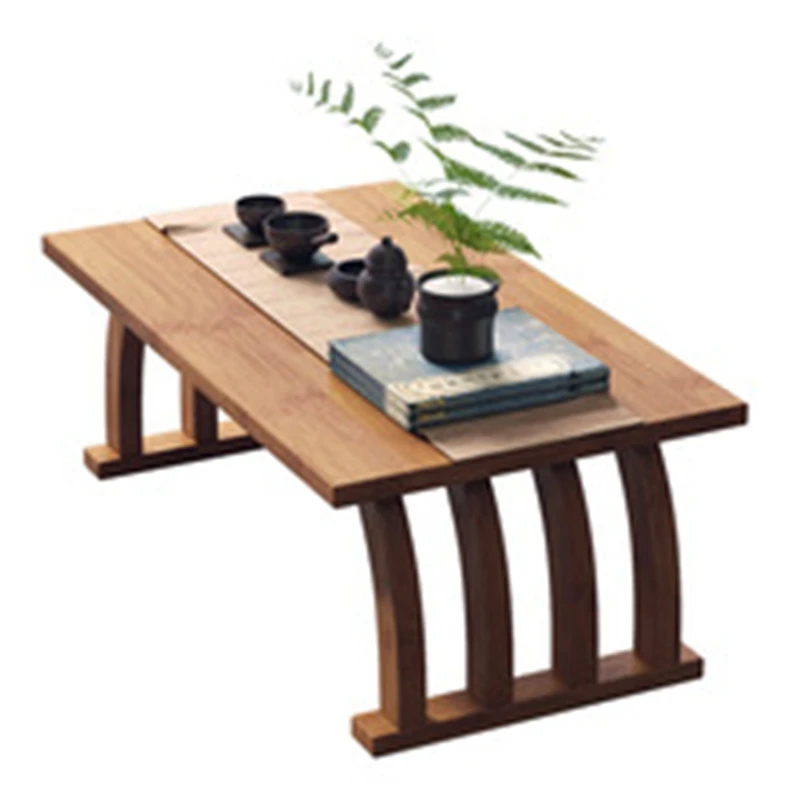 Nanzhu bay window small tea  tatami Japanese low table tea  small table bedroom folding kang table household use