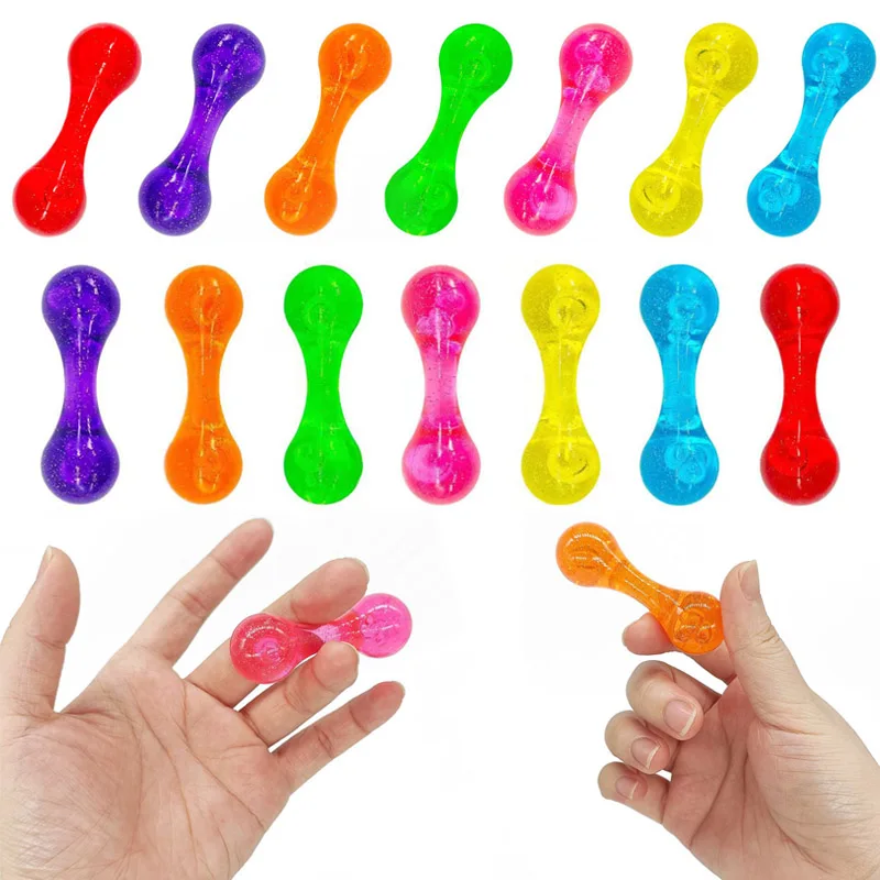 3PCS Knucklebone Acrylic Fidget Fingertip Bone Sensory Skill for Anxiety Relief Begleri Toys Anti Stress Gifts For Adults Teens
