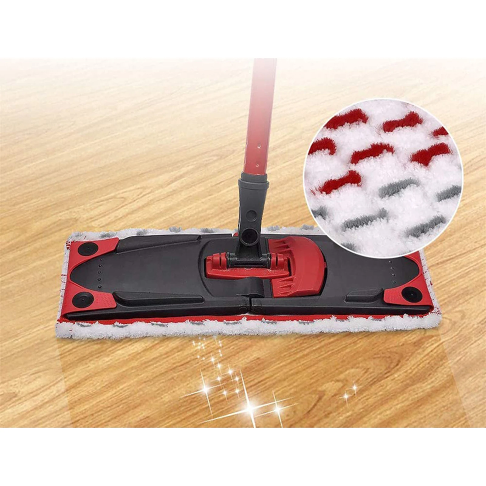 Microfiber Floor Mop Pads For Vileda Ultra Max Replacement Flat Mop Cloth Quick Drying Machine Washable Reusable Cleaning Tools