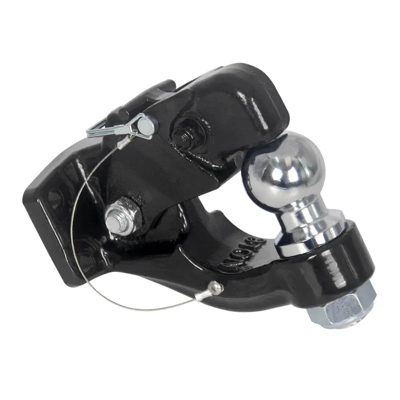 

ZAIQU 8Ton 17600lbs Forged Trailer Hitch With a 50mm or 2inch Ball Off-road Refit Tow Hook Device Pintle Hook Parts Car Accessor