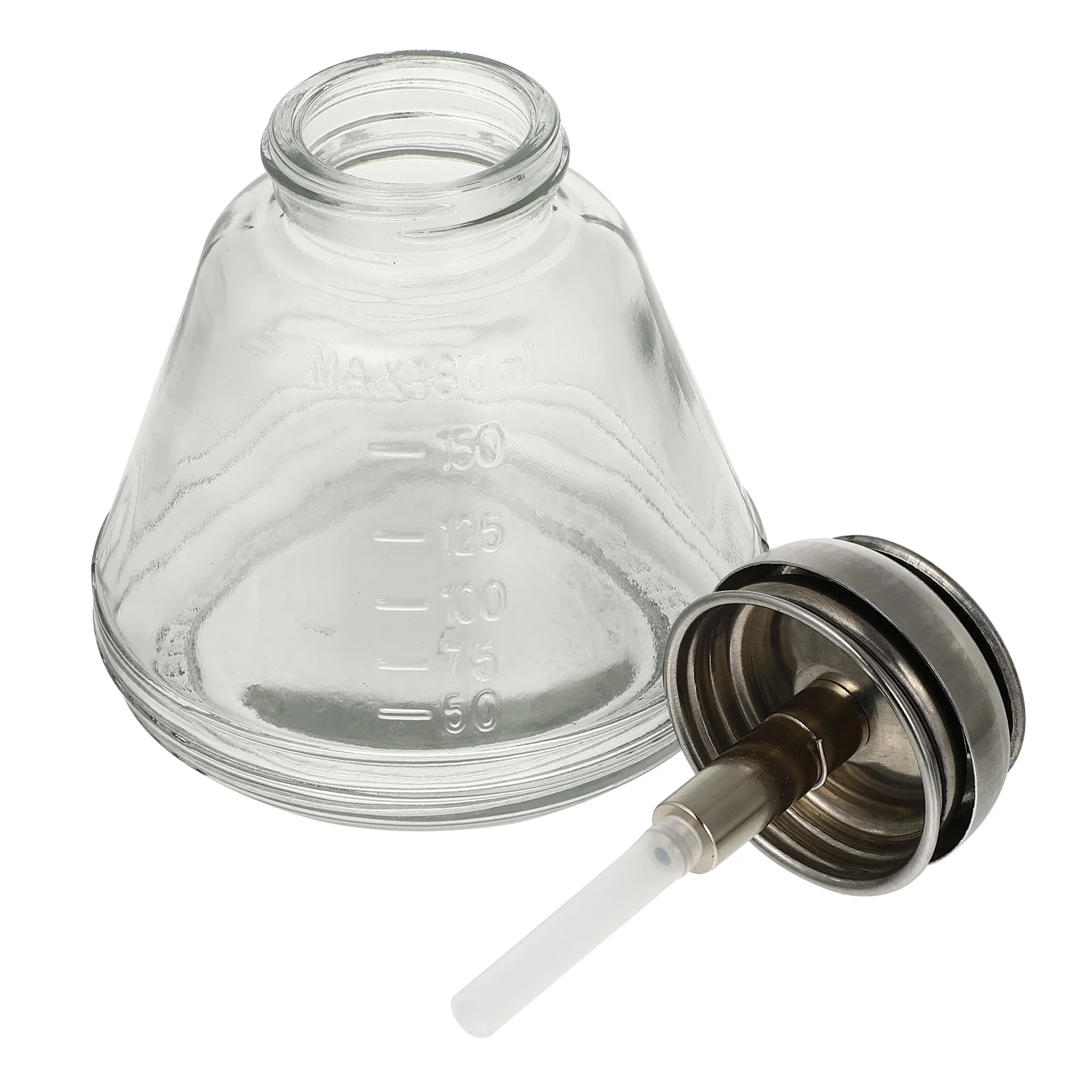 Butelka na płyn do zmywania lakieru do paznokci, duża pojemność, pusta szklana butelka z pompką, dozownik, płyn do czyszczenia paznokci, butelka do przechowywania, puste butelki z pompką.