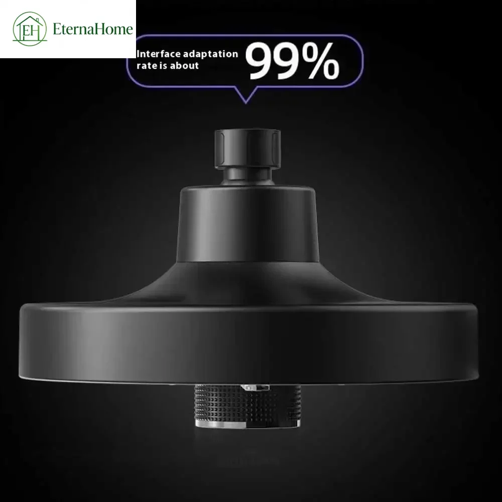 5 Modes Shower Head with High Elastic Silicone Nozzles Knob Adjustable Large Water Flow Shower Head Home Bathroom Accessories 5