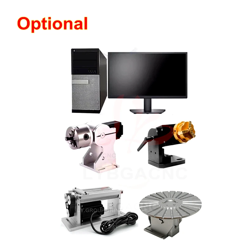 Fiber laser marking machine Customized for desktop touch screen air-cooled Bluetooth cell phone and computer connection Keyboard