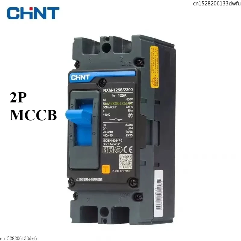 

CHINT NXM 2P 16A - 250A MCCB Moulded Case Circuit Breaker Provide Protection Overload Short Circuit Under Voltage Power Motor