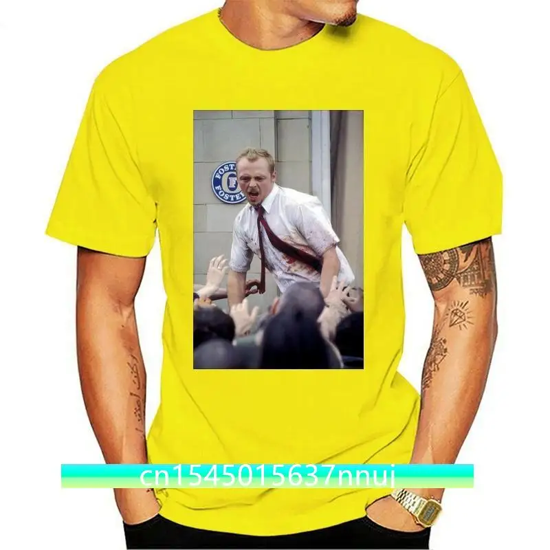 

New Shaun of the Dead #1 - Custom T-Shirt (072) Male Battery Funny Cotton Tops