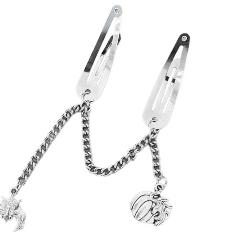 Jepit Rambut Sederhana Pin Rambut Silang Anti Karat 2000S Klip Samping Punk Jepit Rambut Tipis Dekorasi Rambut Tipis Hadiah