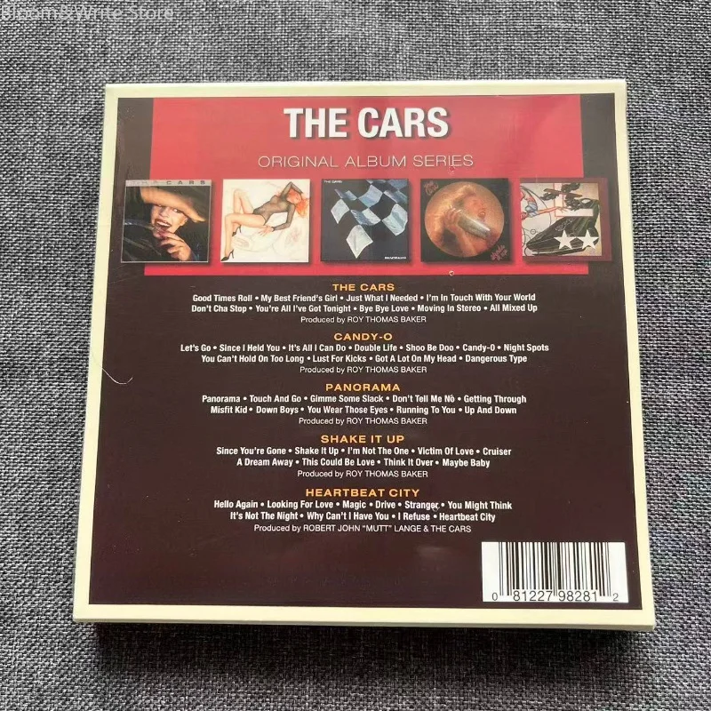 5CD Original Album Series Box Set, New Wave Rock Studio Album Collection Full Tracks Audiophile Music Disc for Collection & Gift