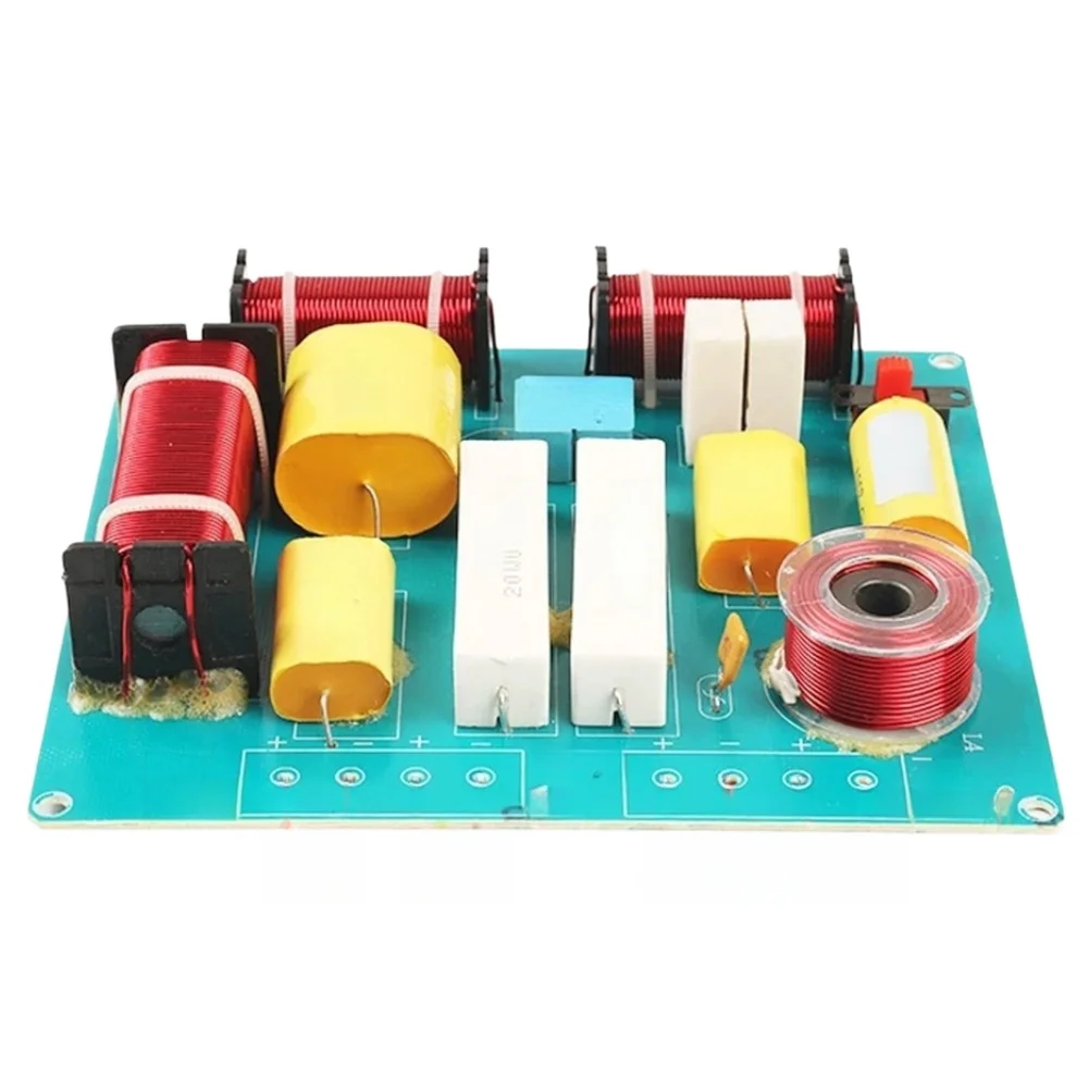 1 Piece 300W Three Way Crossover Network High Medium Low Frequency Divider For KTV Stage Speaker Audio HIFI Sound System