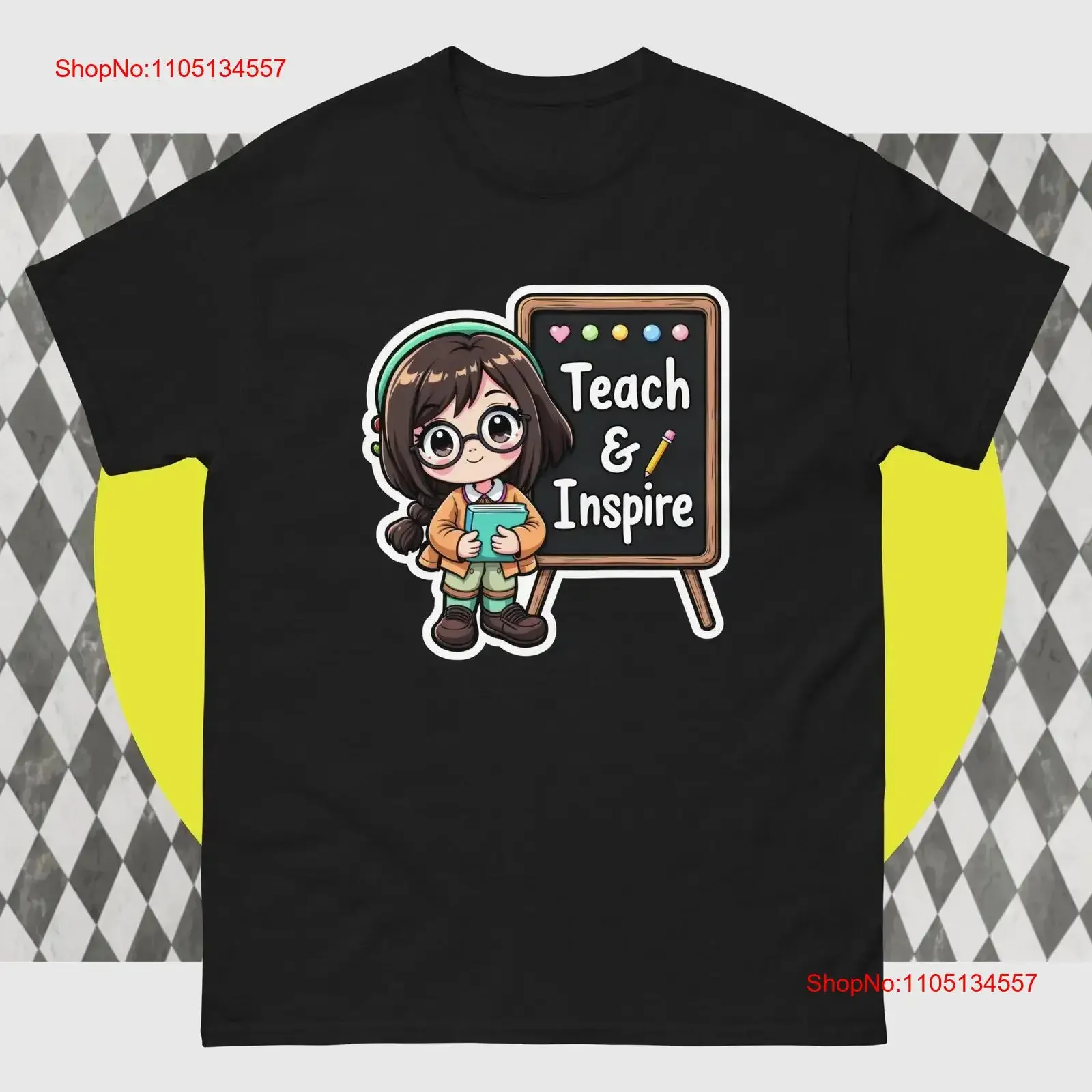 

Kawaii Anime Teacher Teach Inspire G T Shirt vintage Washed Stylish Breathable Comfortable Unisex Top For Everyday Wear