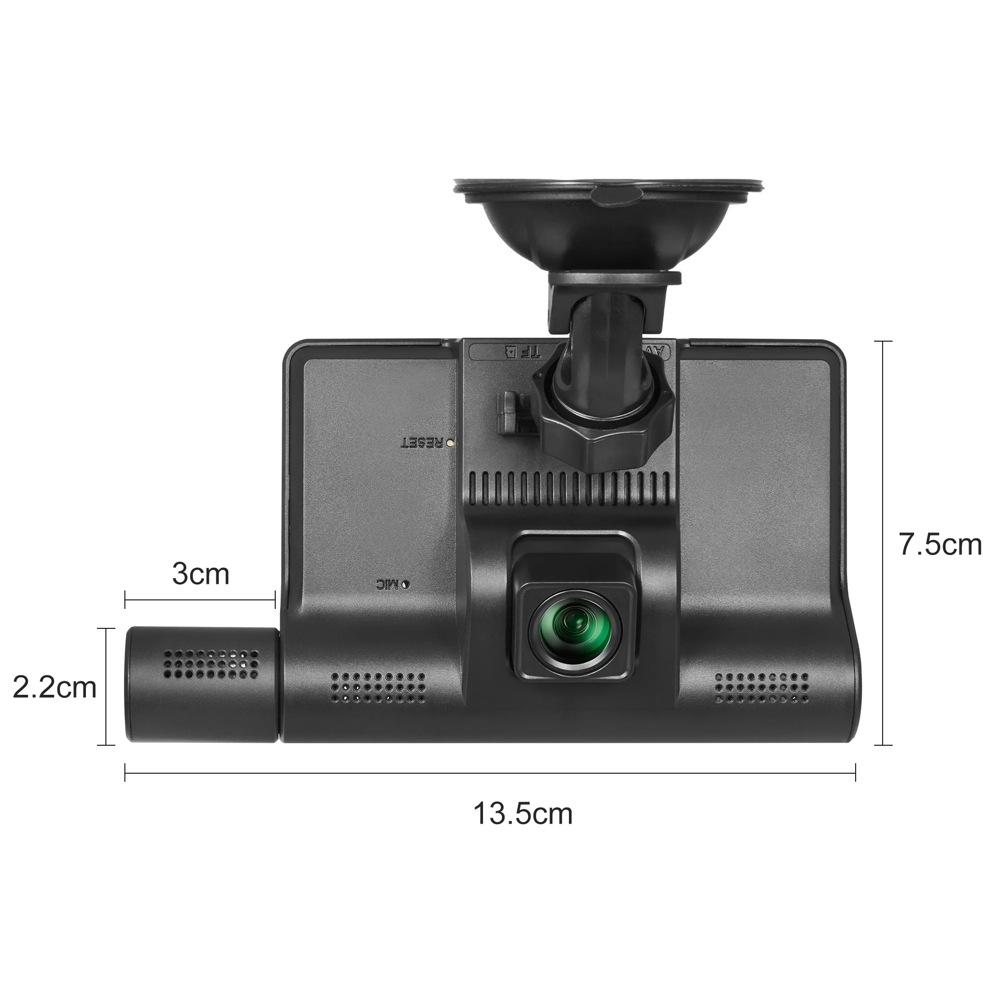 

4.0In Dash Cam Car DVR HD 1080P Dash Camera Dual Lens Video Recorder 1080P Black Box Cycle Dashcam Mirror Driving Recorder