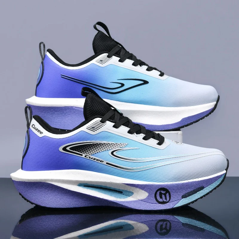 Men Running Shoes Carbon Board Marathon Speciality Sports Breathable Lightweight Women's Comfortable Athletic Chunta Sneakers view 4