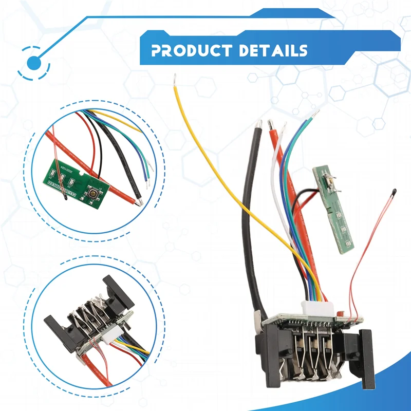 Circuito di protezione di ricarica PCB per batteria al litio DCB200 per 18V 20V DCB201 DCB203 DCB204