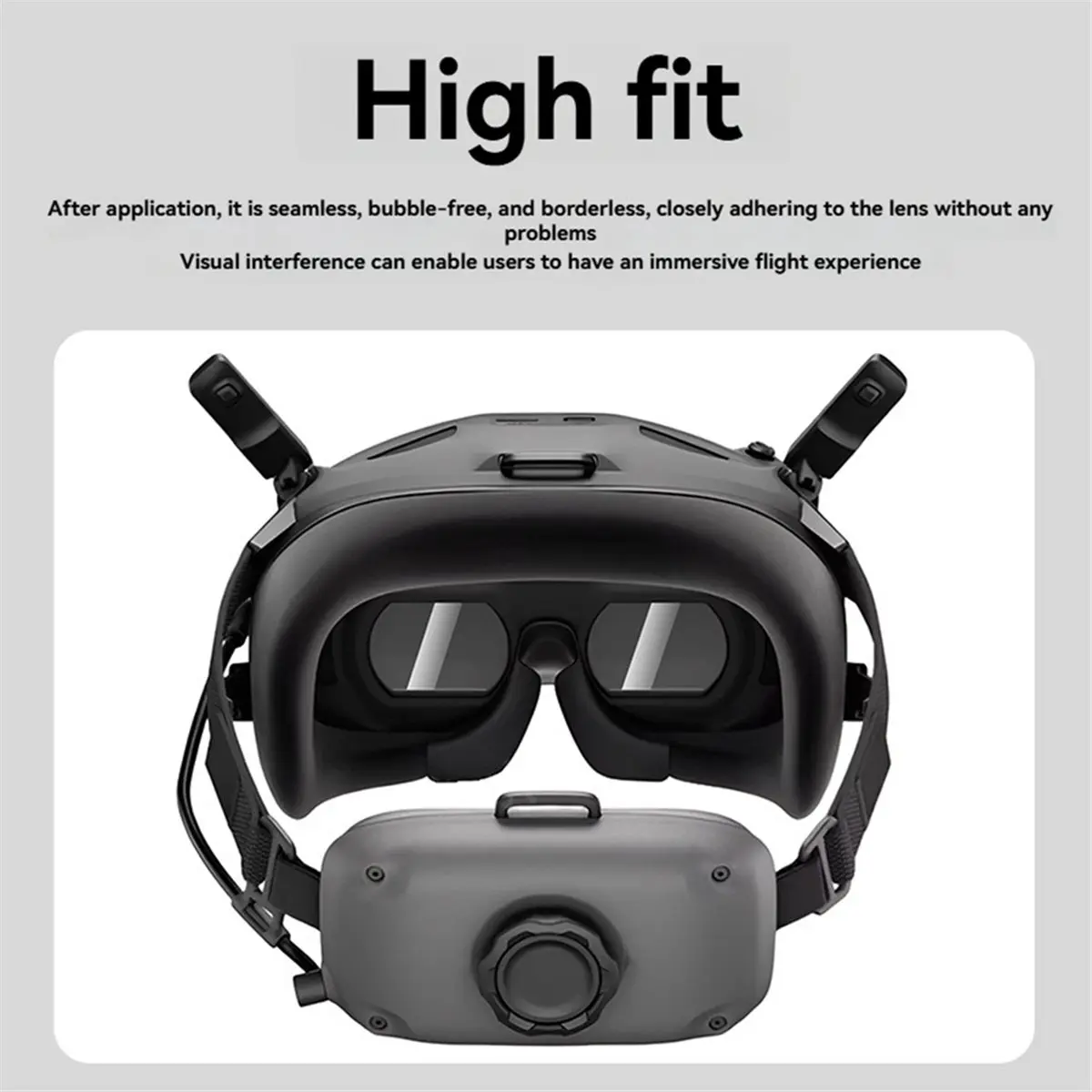 A49T Tempered Glass Screen Protector for NEO 2 N3 Flight Goggles Scratch- Dustproof Flight Goggles Accessories