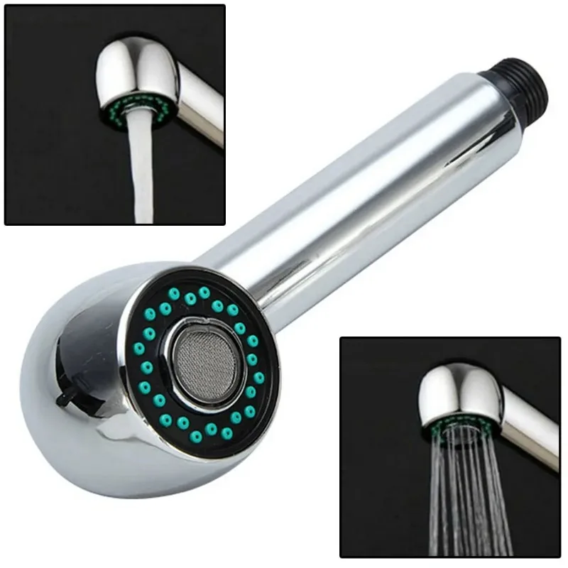 New 1*Spray Head 18*7cm 2 Function Replacement Pull Out Spray Shower Kitchen Mixer Tap Setting Spare