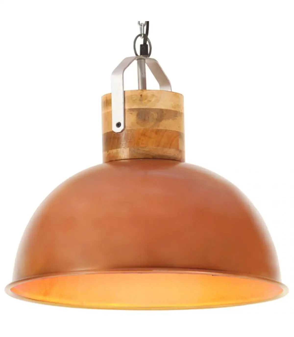 42 cm E27 copper handle round industrial pendant lamp lamps