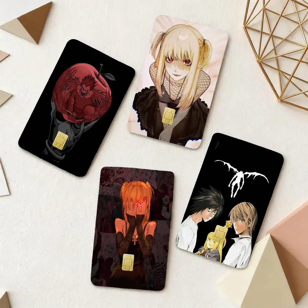 Classic Anime D-Death Note 4pcs 1Set Film Skin for Debit Credit Bank Visa Card Decal Cover