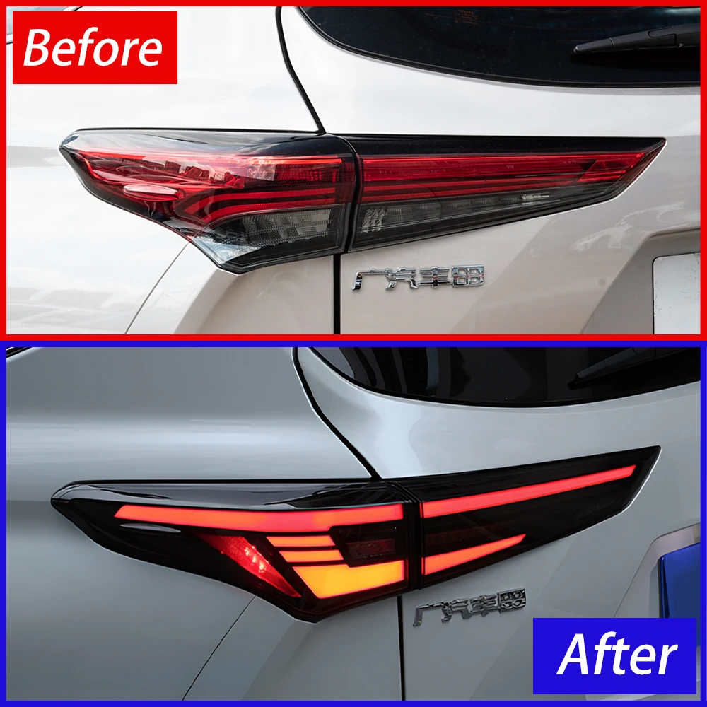 Car Taillight For Toyota Highlander 2022-2023 New Upgrade LED Streamer Dynamic Turn Signal Plug and Play Hot Sale Accessories - Image 2