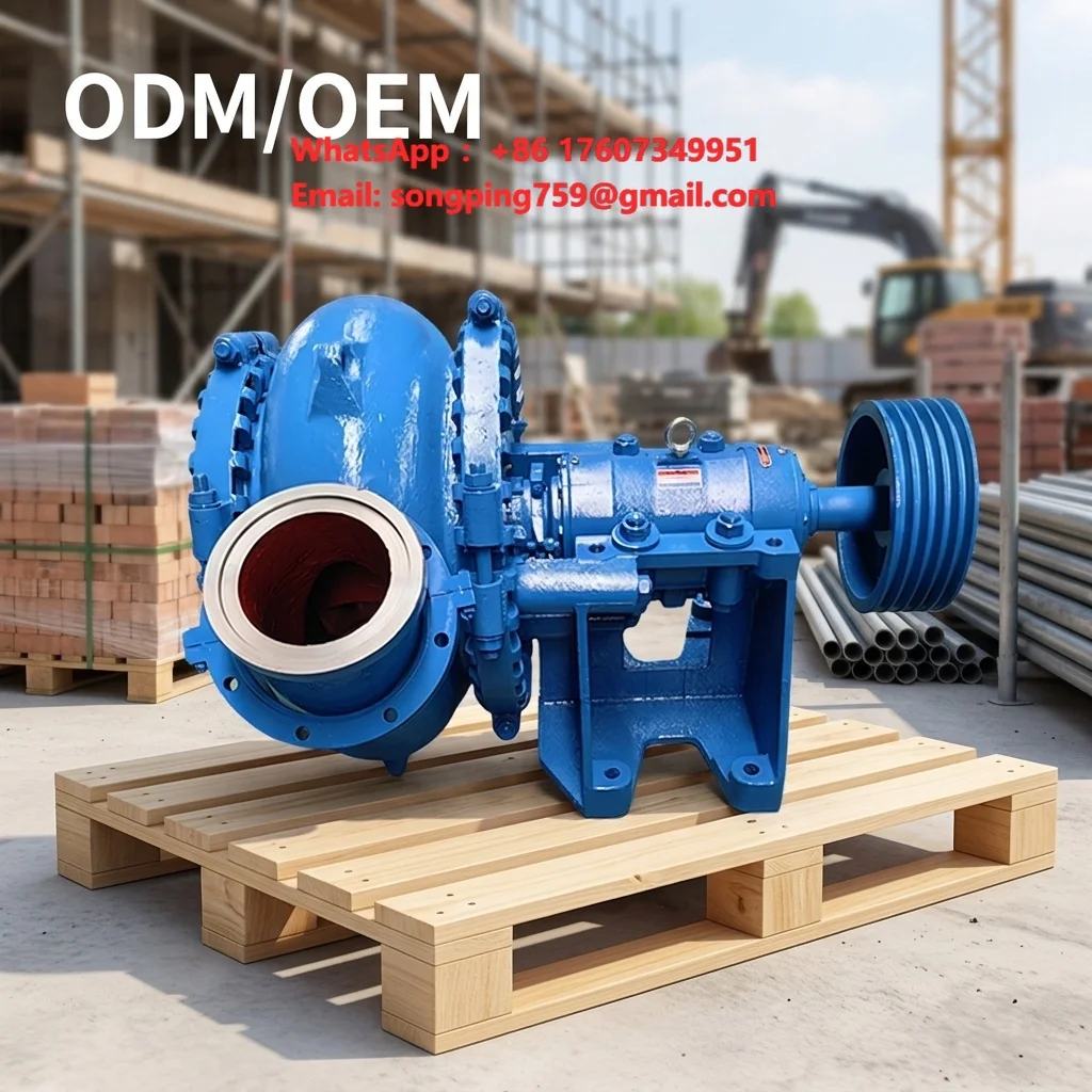 ZHENGQUAN Mining Marine Large Horizontal High Pressure Electric Single-stage Wear-resistant Pumping Granular Impurities OEM