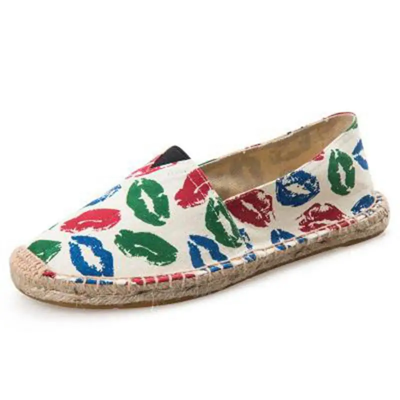 Girseaby nuovo arrivo nero retrò vintage pigro espadrillas scarpe da barca piatte per donna unisex taglia più grande traspirante 44 45 T189