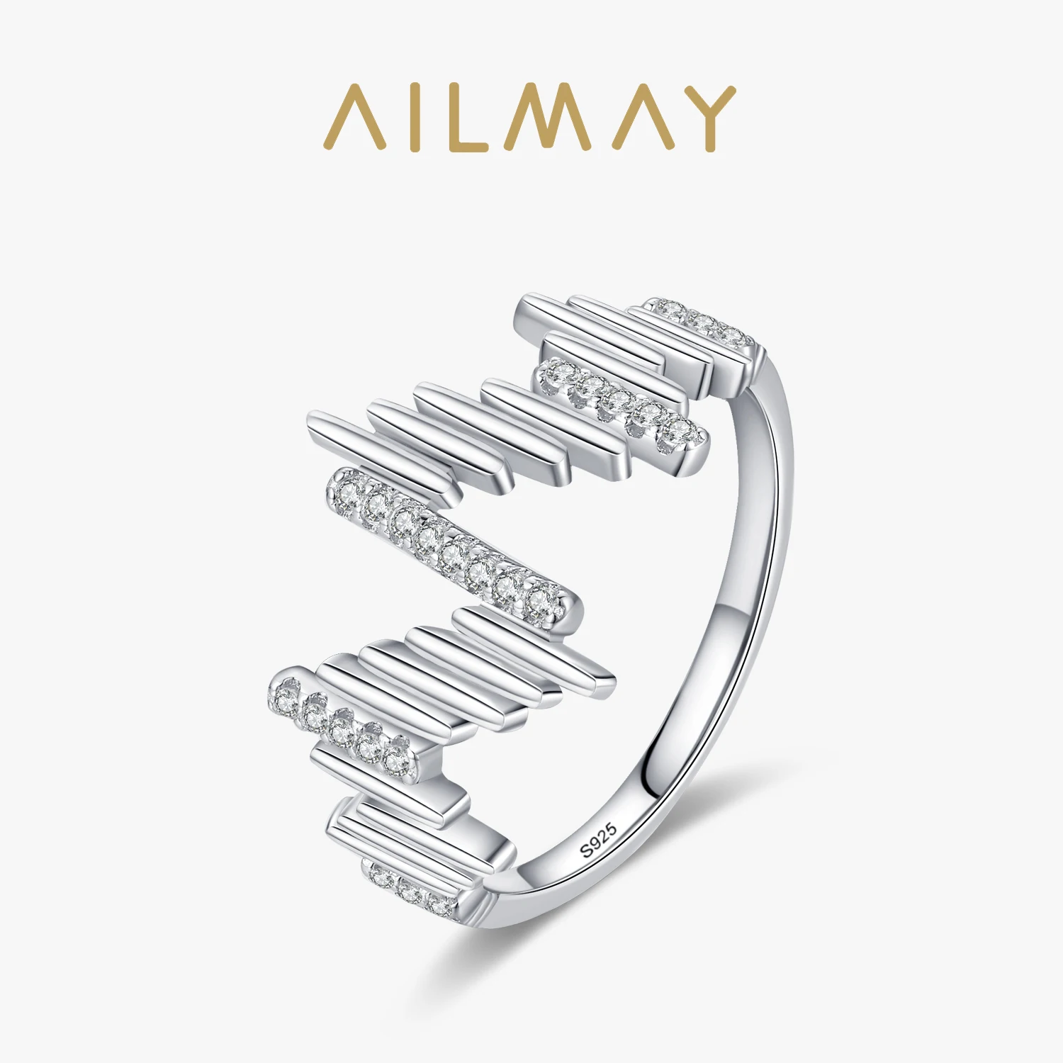 

Ailmay женское кольцо из серебра 925 пробы