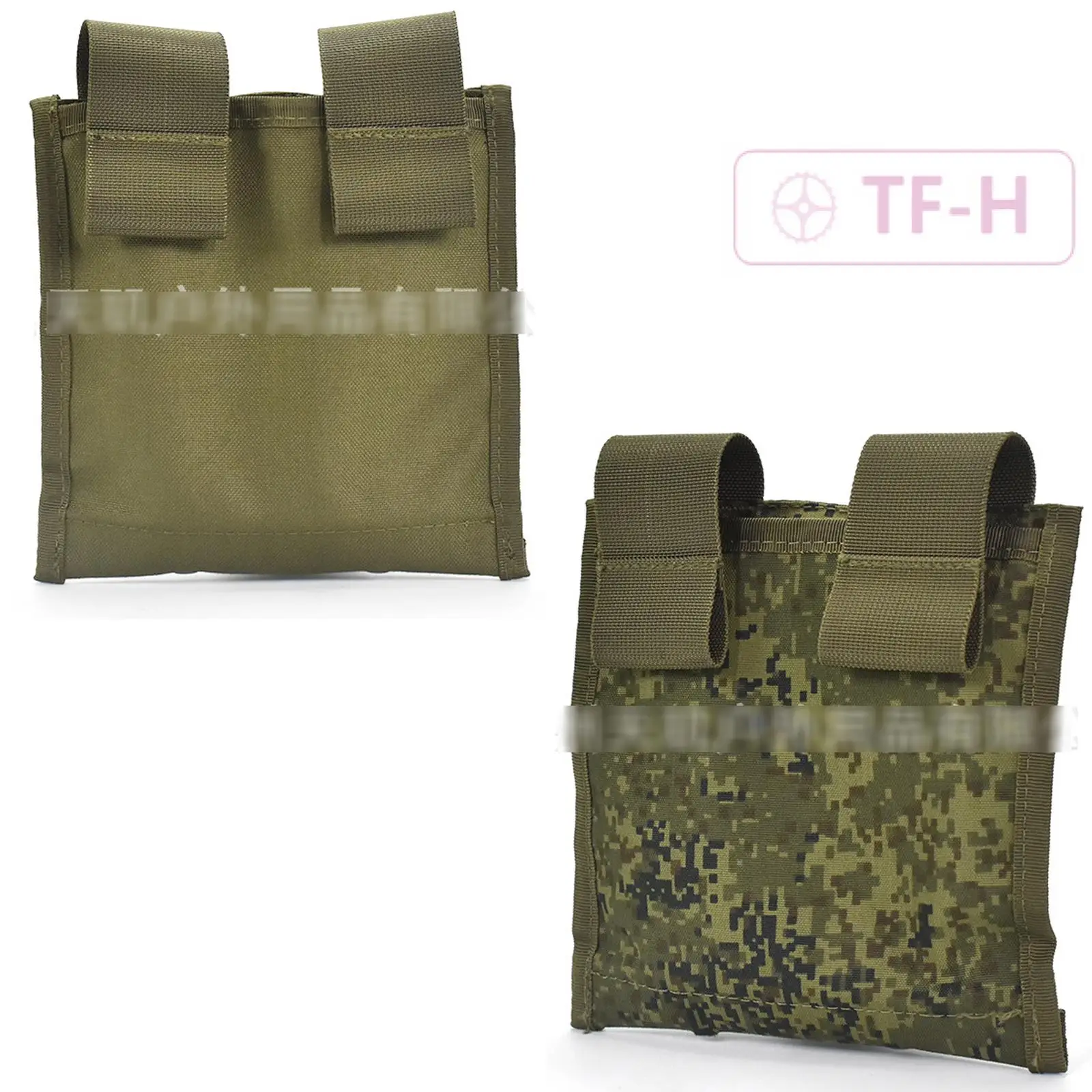 Tactical Hunting 1000D Nylon Russian Camouflage 6Sh117 Shovel Cover Molle Accessory Bag Shovel Pouch EMR Camouflage / Army Green