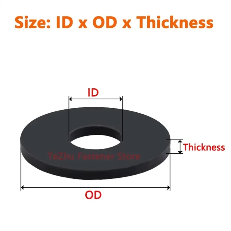 Uszczelka Śruba Pierścień Uszczelniający Wodoodporna Uszczelka Płaska Uszczelka Uszczelniająca Amortyzująca m5 M6 M8 M10 M11