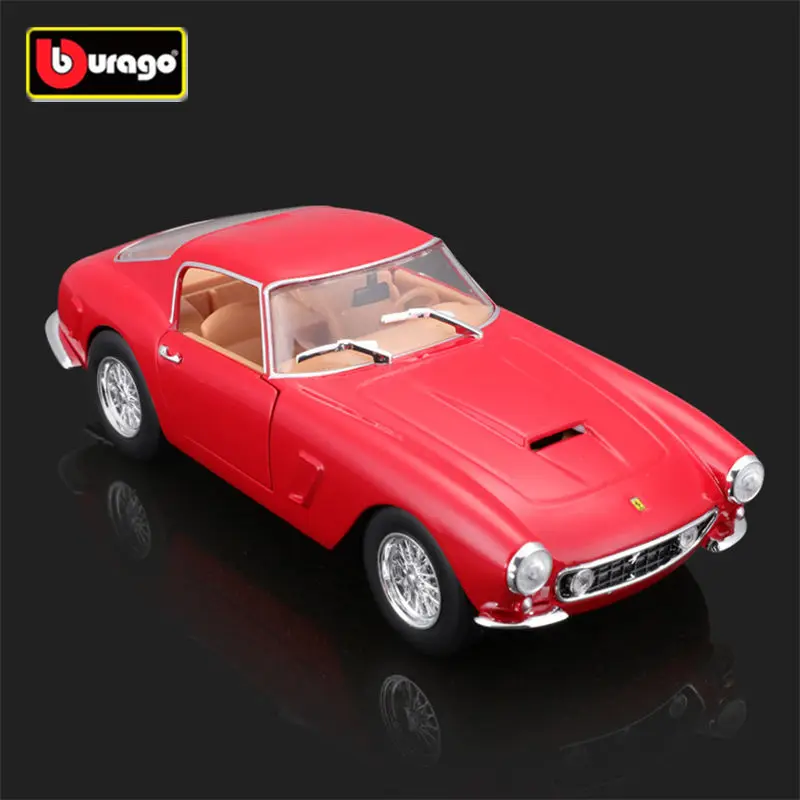 1:24 Ferrari 250 GT Berlinetta Passo Corto Alloy Sports Car Model Diecast Metal Toy Race Car Vehicles Model Collection Kids Gift