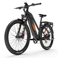 LANKELEISI MX600PRO Adult E-Bicycle 500W 48V20AH City Ebicycle 27.5 inch Tire Non Foldable LCD Instrument Electric Bicycle