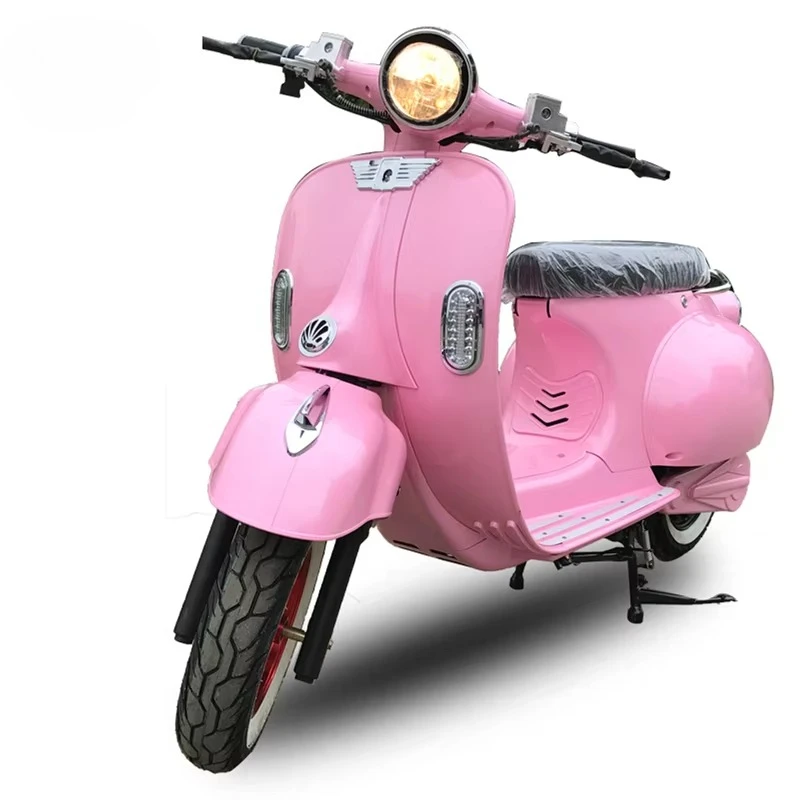 Rs 2026 EEC 2 Wheel Electric Retro Mobile Adult Scooter Pink Blue Black and White Scooter 1000W 1200W 1500w 1600W 2000w 60V