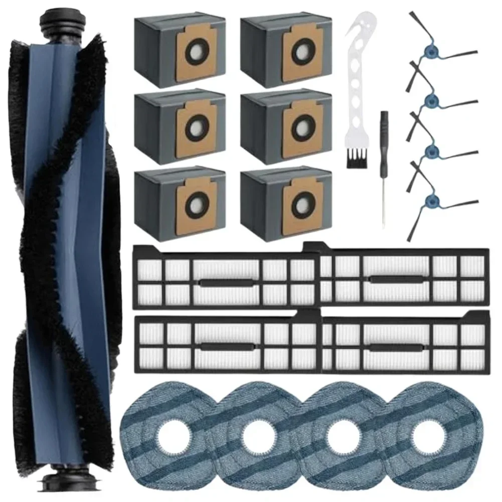 

21pcs Cleaning Sets Brushes Filter For EUFY X10 PRO Robot Vacuum Accessories: Brushes, Cloths & Filters Set Vacuum Cleaner Parts
