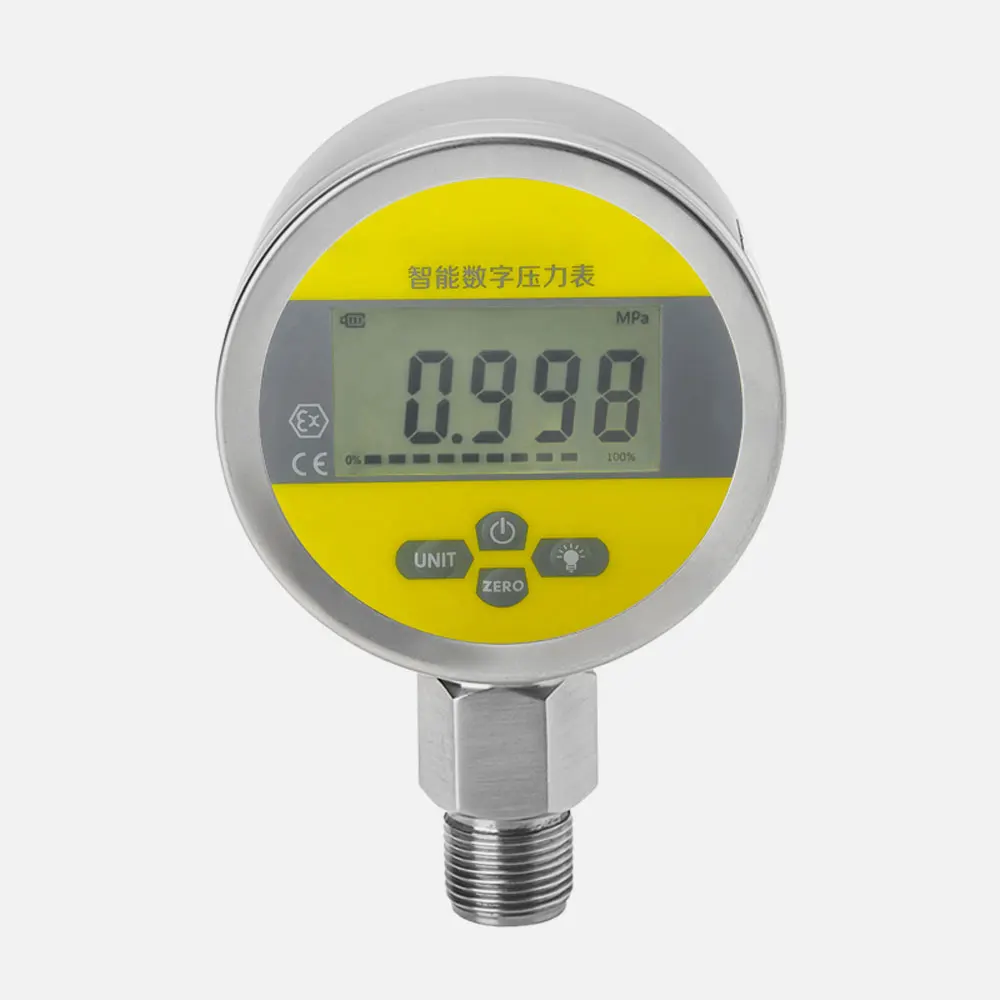 Local Display Explosion Proof 304 Stainless Steel Gas Manometer Digital Pressure Gauge
