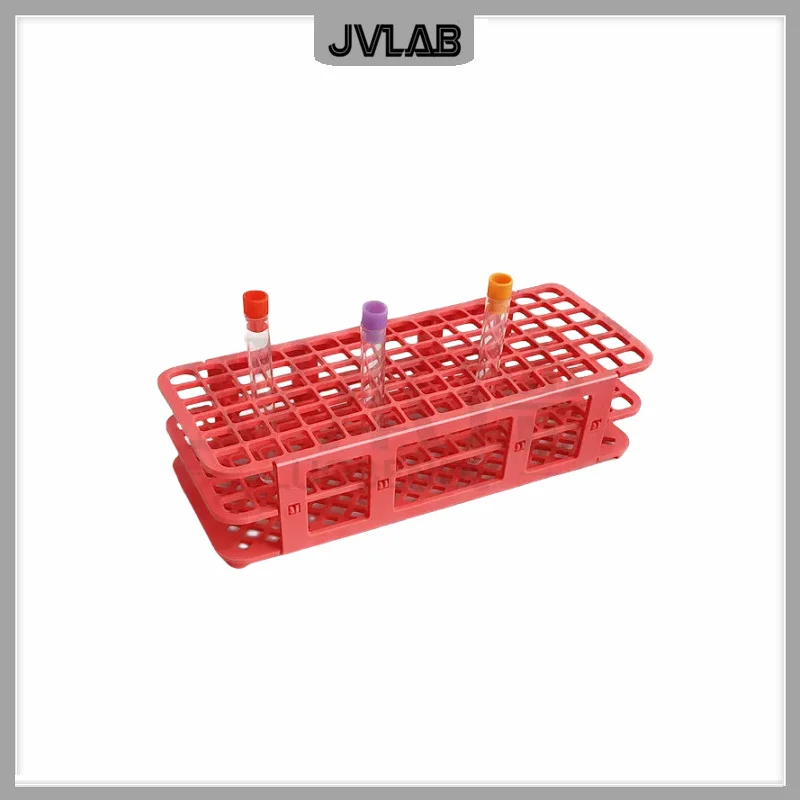 Rack For Tubes Test Tube Holders Plastic Centrifuge Tube Stand For Tubes Diameter13 mm 90 Holes Can Be Folded & Removable