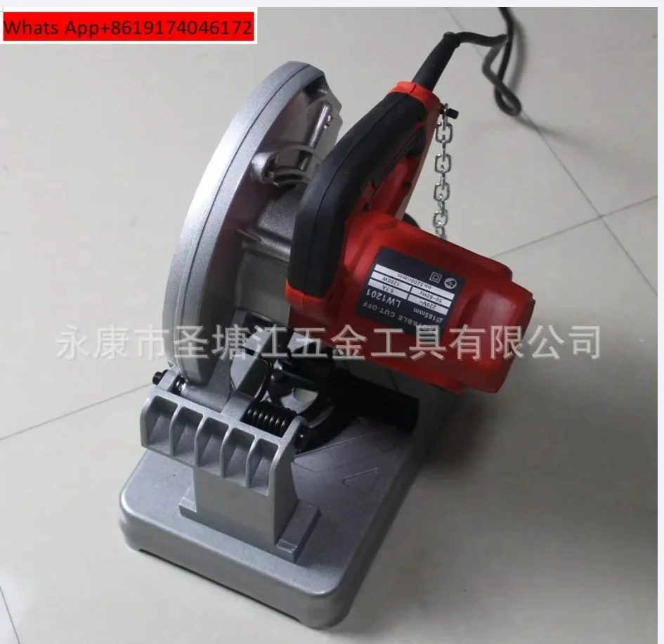 

Small steel cutting machine Household light multi-functional high-power profile metal square tube wood electric cutting machine