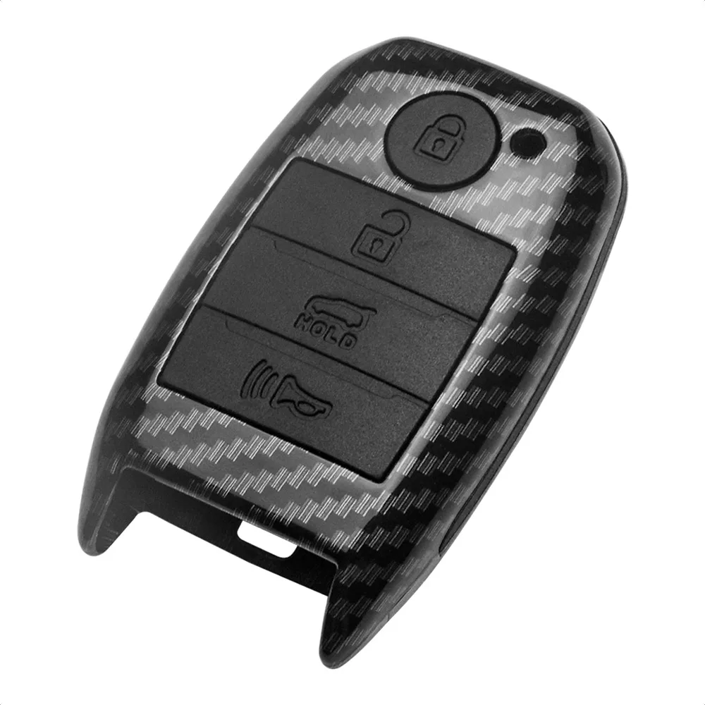 ABS Carbon Fiber Patter Car Key Cover For Kia Sportage Cerato Optima K2 K3 K4 K5 Rio Picanto K2 Soul Sorento Ski Sedona