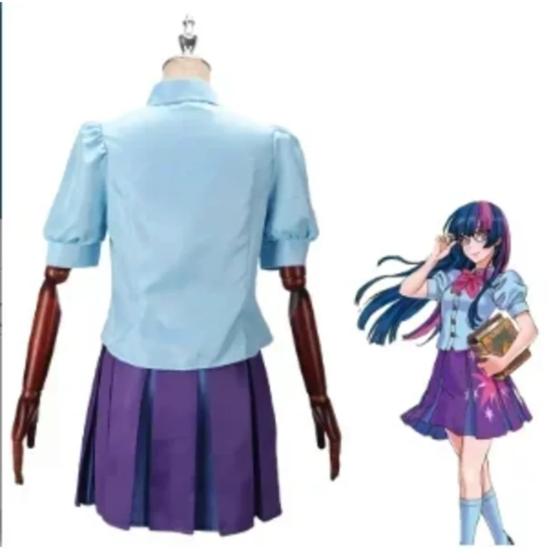 

2025 11, костюм для косплея «Сумерки», рубашка моряка, короткое платье, комплект карнавальной вечеринки на Хэллоуин