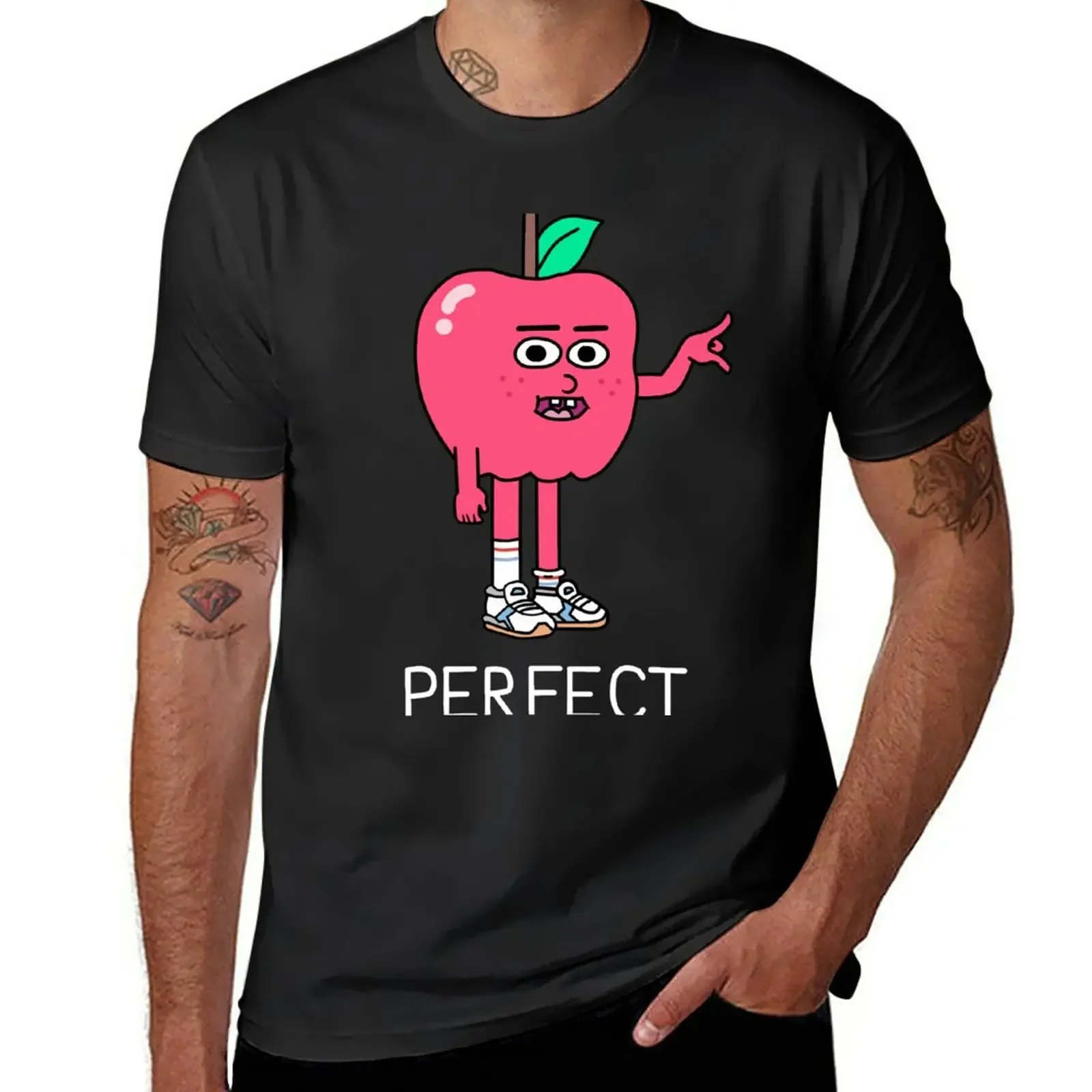 

Apple and Onion-Perfect Team T-Shirt funnys summer clothes t shirts for men cotton