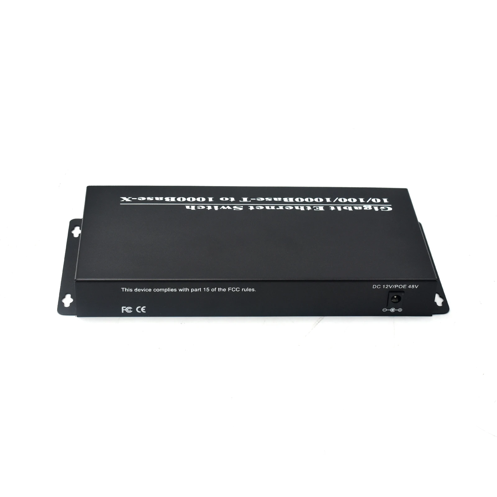 1000Mbps Unmanaged 8‑Port RJ45 Media Converter Switch 1 SC Port 1.25Gbps Desktop Wall Mount Long‑Distance Extension