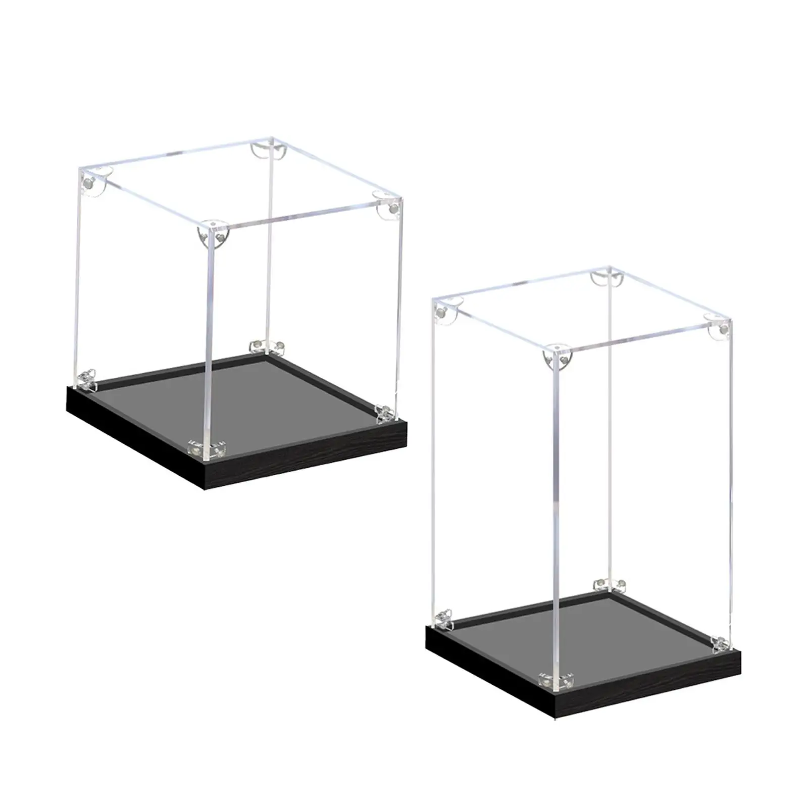 Acrylic Display Case Display Case for Collectibles Crafts Stackable Doll Storage Box Collection Display Stand for Toys Statue