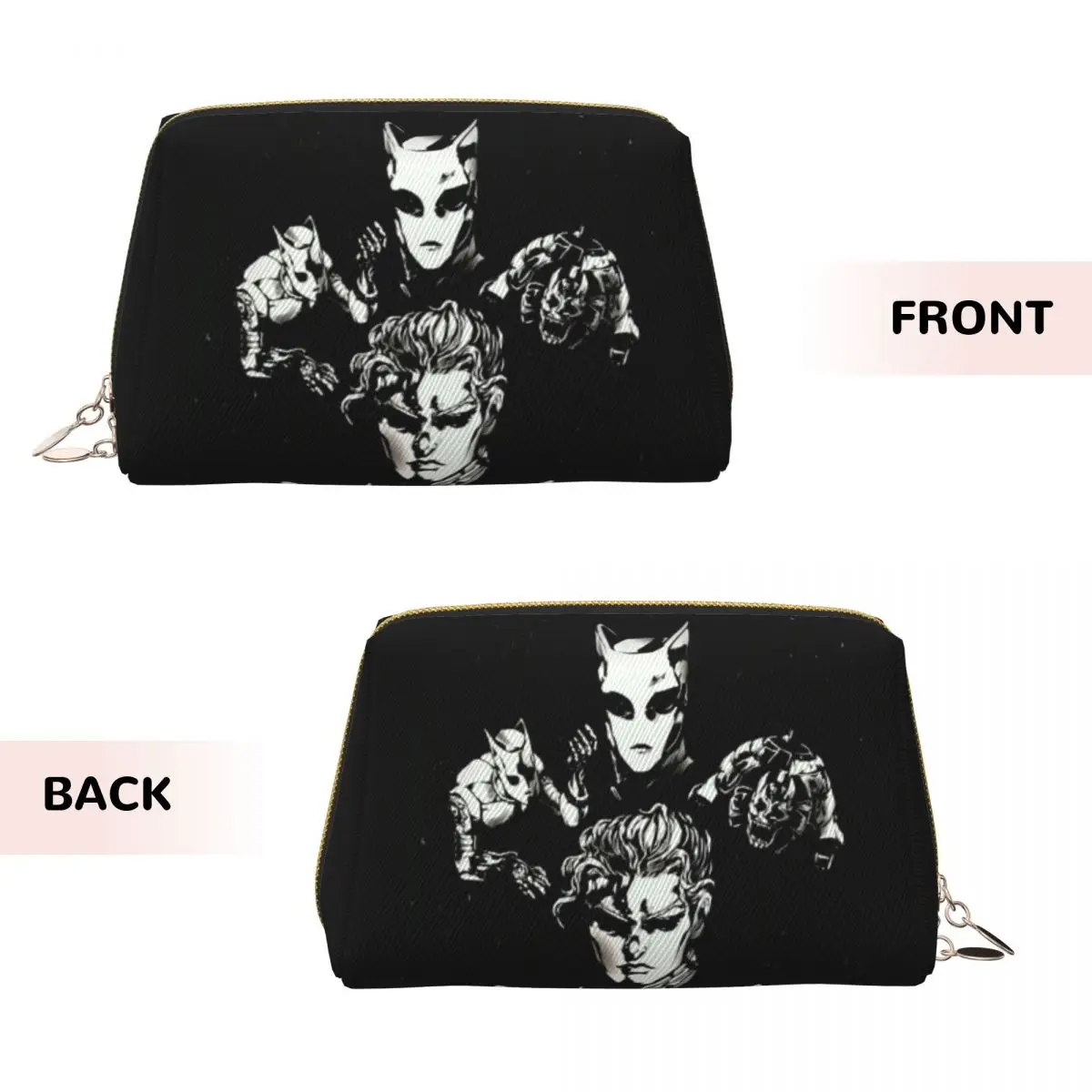 Yoshikage Kira Jojo Bizarre Adventure Women Cosmetic Bag Travel Makeup Organizer Pouch Toiletry Storage Dopp Kit Box
