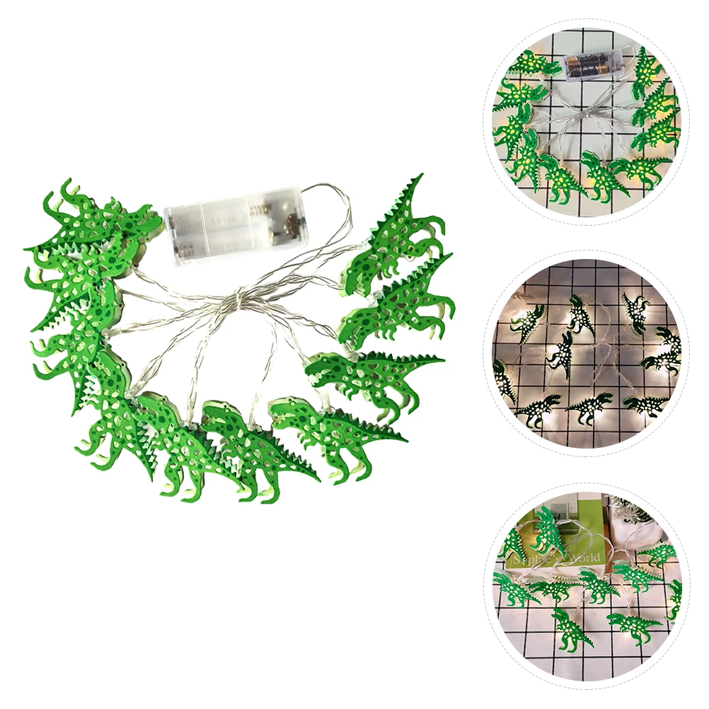 

1Set 1.65m 10 LED Dinosaur String Lights Energy Saving Decorative Lamp for Bedroom Patio Stage LED Dinosaur Lamps