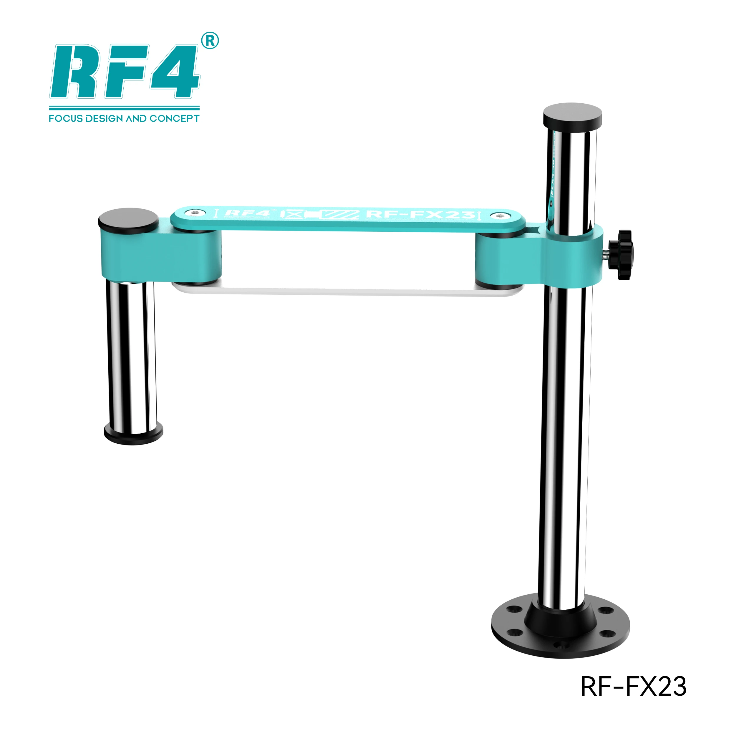 RF-FX23A 6 Speed Precise Locking Magnification Zoom ，360 ° Rotation Adjustable Swing Arm Universal Triocular Stereo Microscope