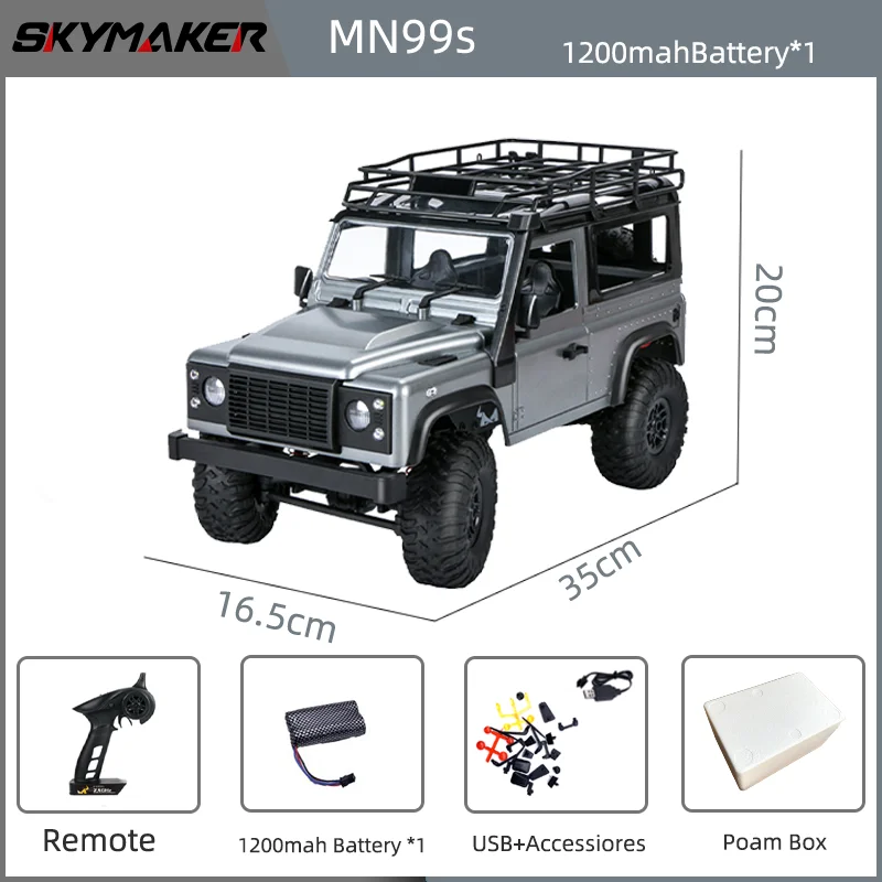 新型MN99S V2 1/12スケール MNモデル RTR RCカー 2.4G 4WD RCロック